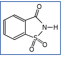 Structure of Saccharin